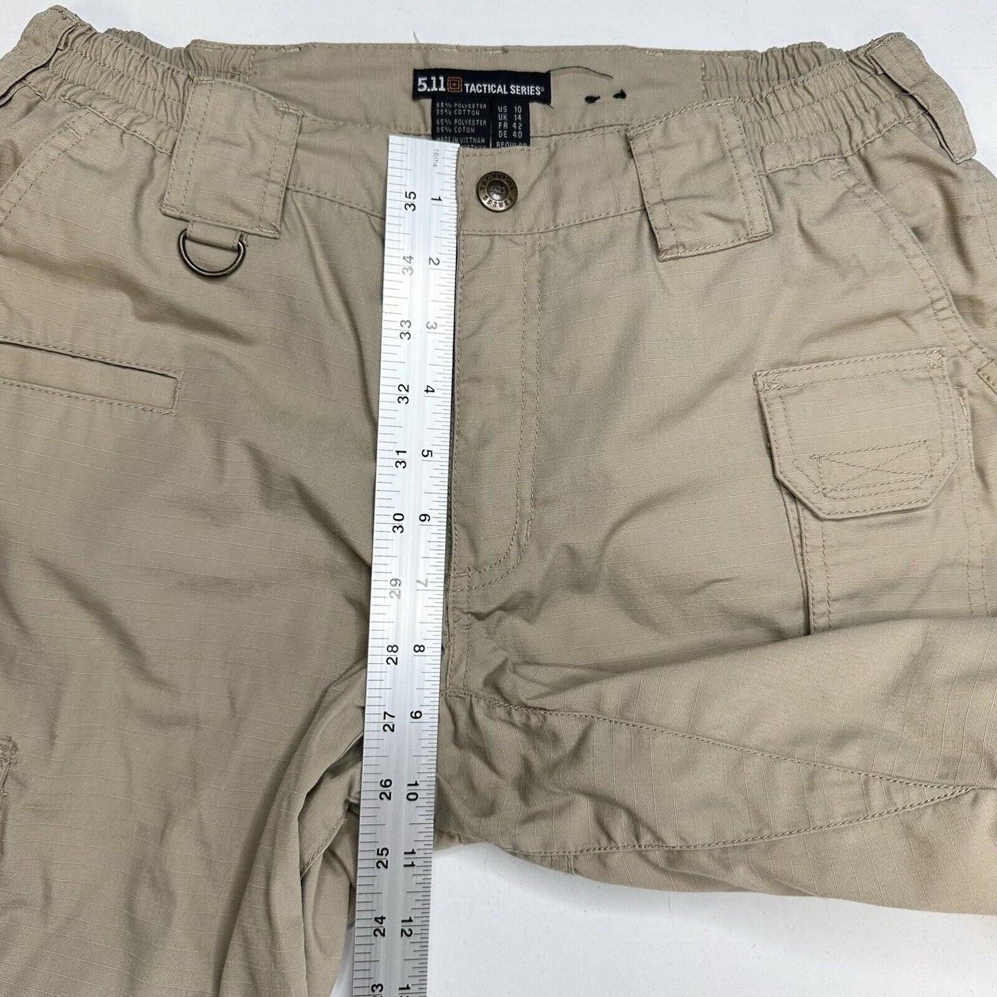 511 Tactical Pants Womens 10 Taclite Pro Beige Cargo Utility Ripstop *Spots