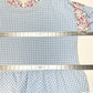 Matilda Jane Top Women XXL Blue Gingham Floral Lightweight Ruffle Cottage Blouse