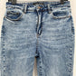 Judy Blue Jeans Womens 11 30 Skinny Blue Acid Wash Stretch Denim Distressed 80s