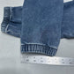 American Eagle Jeans 14 Jogger Next Level Stretch Blue Denim Comfy Cozy EUC