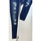 BKE Jeans Womens 28 Payton Midrise Ankle Skinny Blue Stretch Denim Distressed