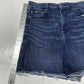 American Eagle Shorts Women 14 Curvy Super Hi Rise Shortie Next Level Blue Denim