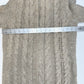 Elsamanda Sweater Medium Cardigan Wool Alpaca Blend Tan Chunky Duster Italy