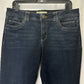 Democracy Jeans Womens 12 Skinny Ab Technology Blue Stretch Denim Dark Slimming