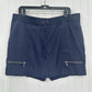 Chicos Zenergy Skort 3 Womens XL Navy Blue Golf Active Skirt/Shorts *Hemmed EUC