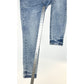 Judy Blue Jeans Womens 11 30 Skinny Blue Acid Wash Stretch Denim Distressed 80s