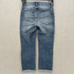 Apt 9 Jeans Womens 4 Capri Tummy Control Cuffed Blue Stretch Denim Comfort