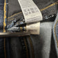 Spanx Jeans Womens Medium Ankle Skinny Blue Pull On Denim Distressed Fray EUC