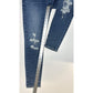 American Eagle Jeans 10 Hi Rise Jegging Next Level Stretch Blue Distress Grunge