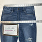 American Eagle Jeans Womens 10 Curvy Hi Rise Dream Jegging Blue Denim Distress