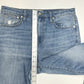 Madewell Jeans Womens 29 High Rise Slim BoyJean Blue Denim Distressed Grunge