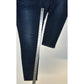 Democracy Jeans Womens 16W Skinny Ab Solution Blue Stretch Denim Tummy Control