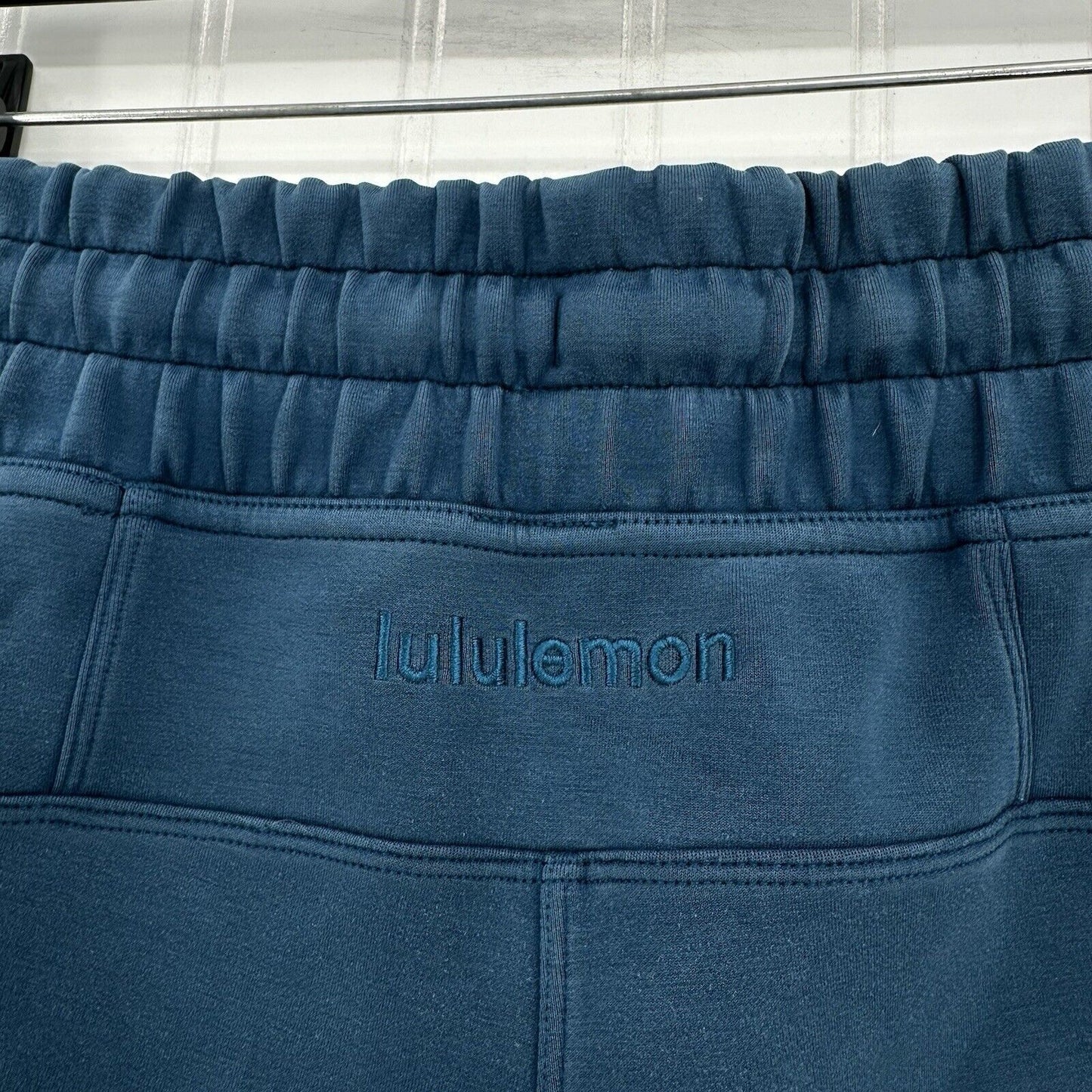 Lululemon Shorts Womens 12 Soft Ambitions High Rise Short Blue Lounge Cozy Comfy