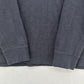 Duluth Trading Shirt Mens 2XL Henley Waffle Knit Thermal Blue Long Sleeve Work