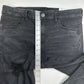 American Eagle Jeans Women 14 Long Jegging Forever Soft Black Denim Distress NEW