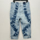 J Jill Jeans Womens 16 High Rise Cropped Tie Dye Island Blue Denim Coastal NEW