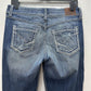 BKE Jeans 29 Bootcut Harper Blue Denim Womens Distress Western Cowboy Rodeo