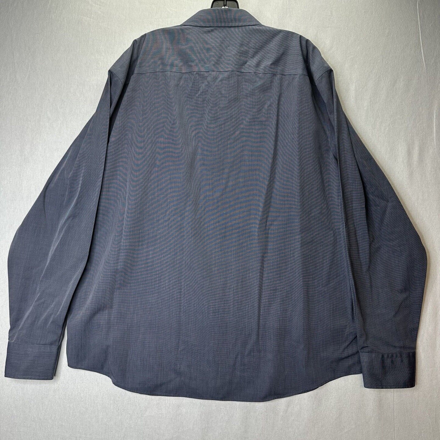 Untuckit Shirt Mens XXL Blue Button Up Wrinkle Free Long Sleeve Cotton Preppy