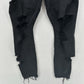 American Eagle Jeans 16 Short Super Hi Rise Jegging Next Level Black Distressed