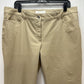 Escada Jeans Womens EUR46 Beige Bootcut Cropped Ankle Stretch Casual *Flaw