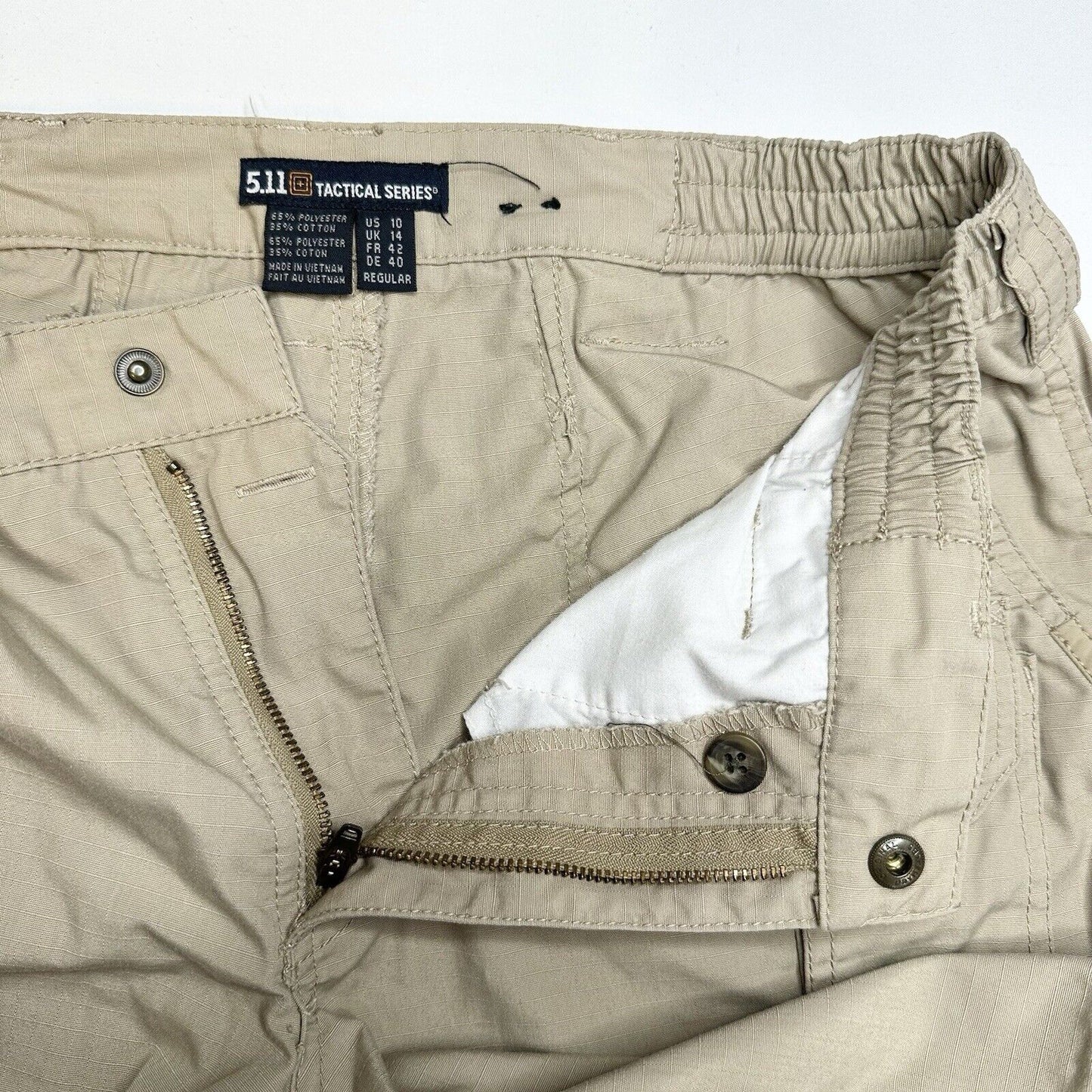 511 Tactical Pants Womens 10 Taclite Pro Beige Cargo Utility Ripstop *Spots