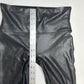 Spanx Leggings Womens Large Faux Leather Black Pull On Pants Slimming EUC