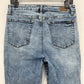 Judy Blue Jeans Womens 11 30 Skinny Blue Acid Wash Stretch Denim Distressed 80s