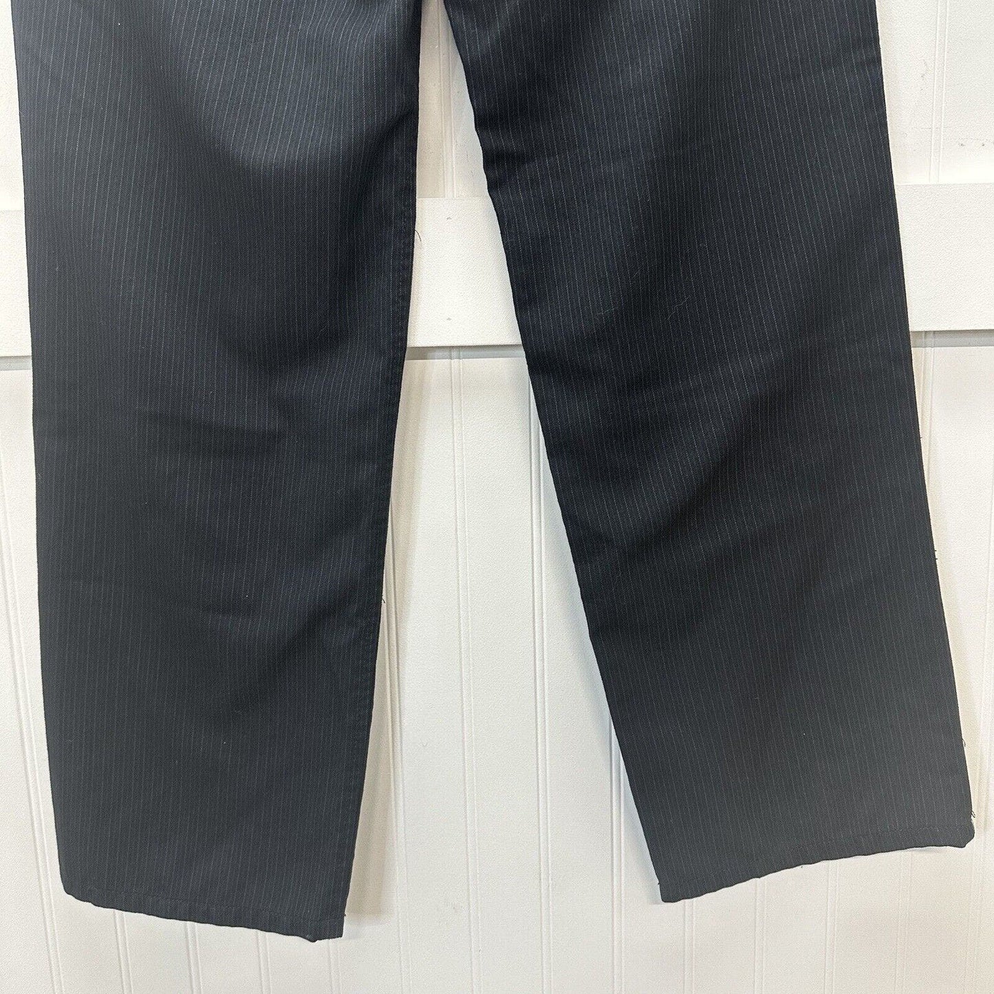 Billabong Pants 29 Straight Leg Trouser High Rise Black Pinstripe Preppy Y2K