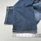 Silver Jeans Women 31 Suki Surplus Capri Curvy Midrise Denim Blue Western Cowboy