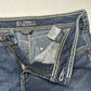 Silver Jeans Women 31 Suki Surplus Capri Curvy Midrise Denim Blue Western Cowboy