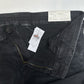 American Eagle Jeans Women 14 Long Jegging Forever Soft Black Denim Distress NEW