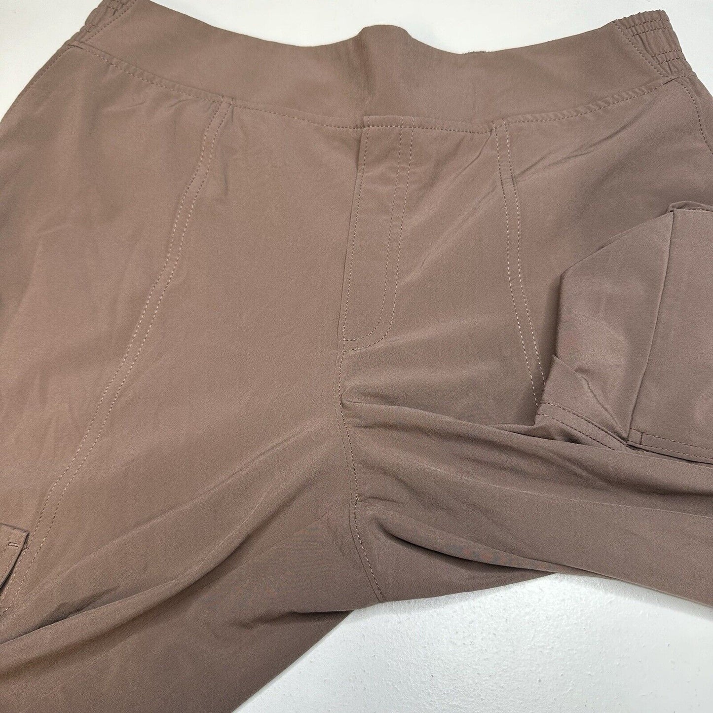 Athleta Pants Womens 10 Chelsea Utility Jogger Cargo Mauve Relaxed Travel EUC