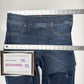 Spanx Jeans Womens Medium Ankle Skinny Blue Pull On Denim Distressed Fray EUC