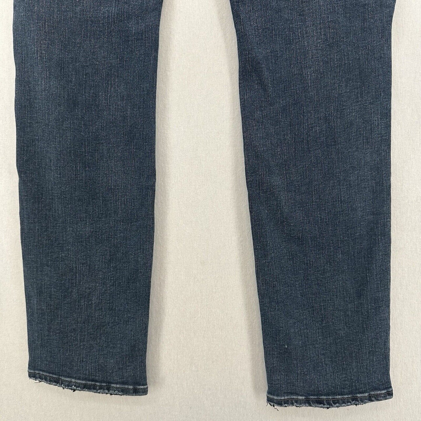 Silver Jeans Womens 30 Elyse Straight Relaxed Midrise Blue Stretch Denim Western