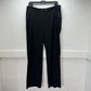 Chicos Pants 2 Womens 12 Large Black Zenergy Wide Leg Lightweight Travel Minimal