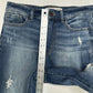 BKE Jeans Womens 27 Parker High Rise Ankle Skinny Blue Denim Grunge Distressed