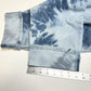 J Jill Jeans Womens 16 High Rise Cropped Tie Dye Island Blue Denim Coastal NEW