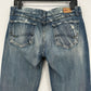 Vintage BKE Jeans Womens 34x34.5 Star Flare Distressed Hippie Western Y2K Tag31