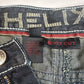 Helix Jeans Mens 34x30 Blue Bootcut Denim Dark Wash Thick Stitch 100% Cotton EUC