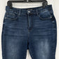 Judy Blue Jeans Womens 13 31 Skinny High Rise Blue Stretch Denim Dark Wash