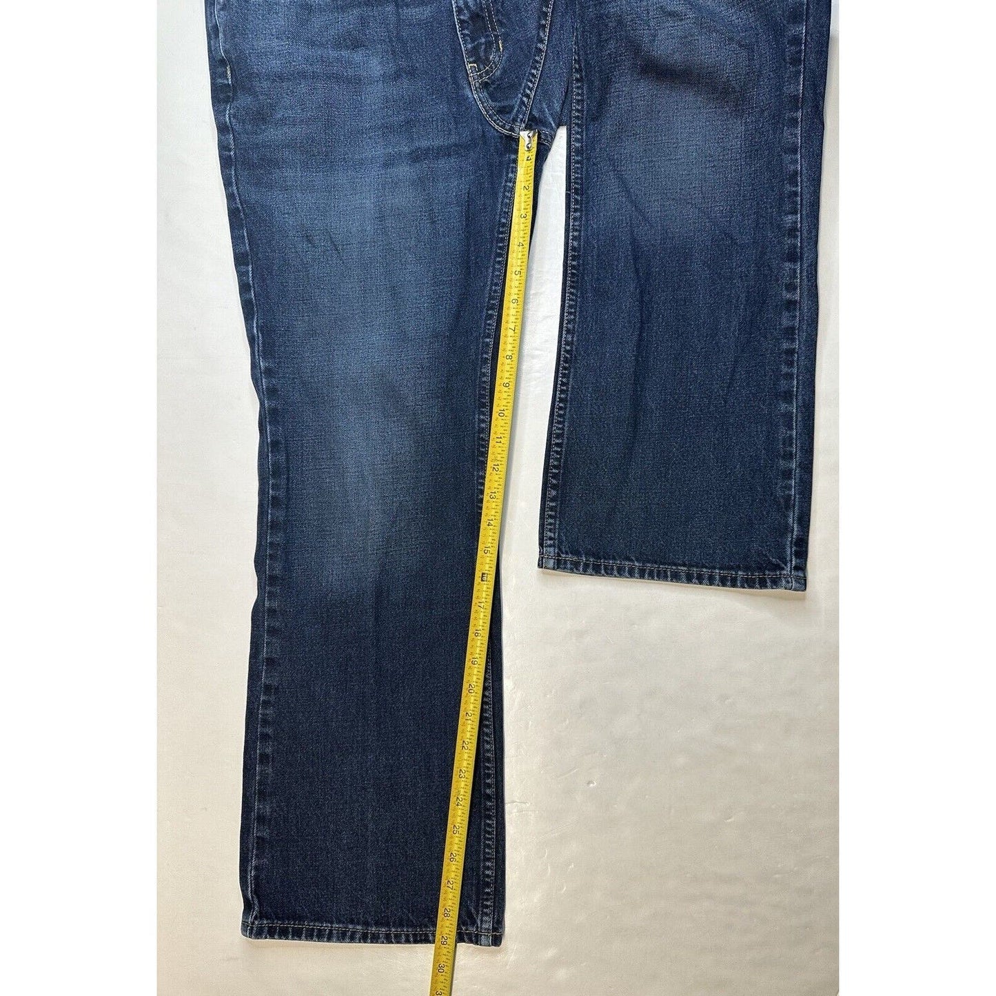 Urban Pipeline Jeans Mens 33x29 Blue Relaxed Bootcut Denim Dark Cotton Tag 34