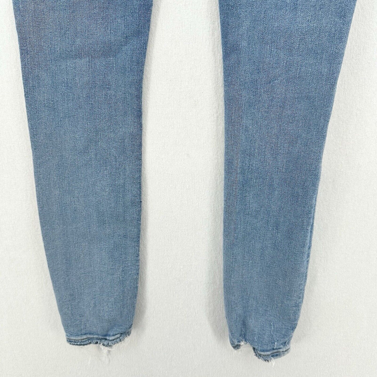 AGOLDE Jeans Womens 28 Sophie High Rise Skinny Blue Stretch Denim Distress Fray