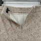 Theory Skirt Womens 4 Beige Wool Blend Pockets Lined Zip Back Academia Preppy