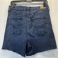 American Eagle Shorts Women 14 Curvy Super Hi Rise Shortie Next Level Blue Denim