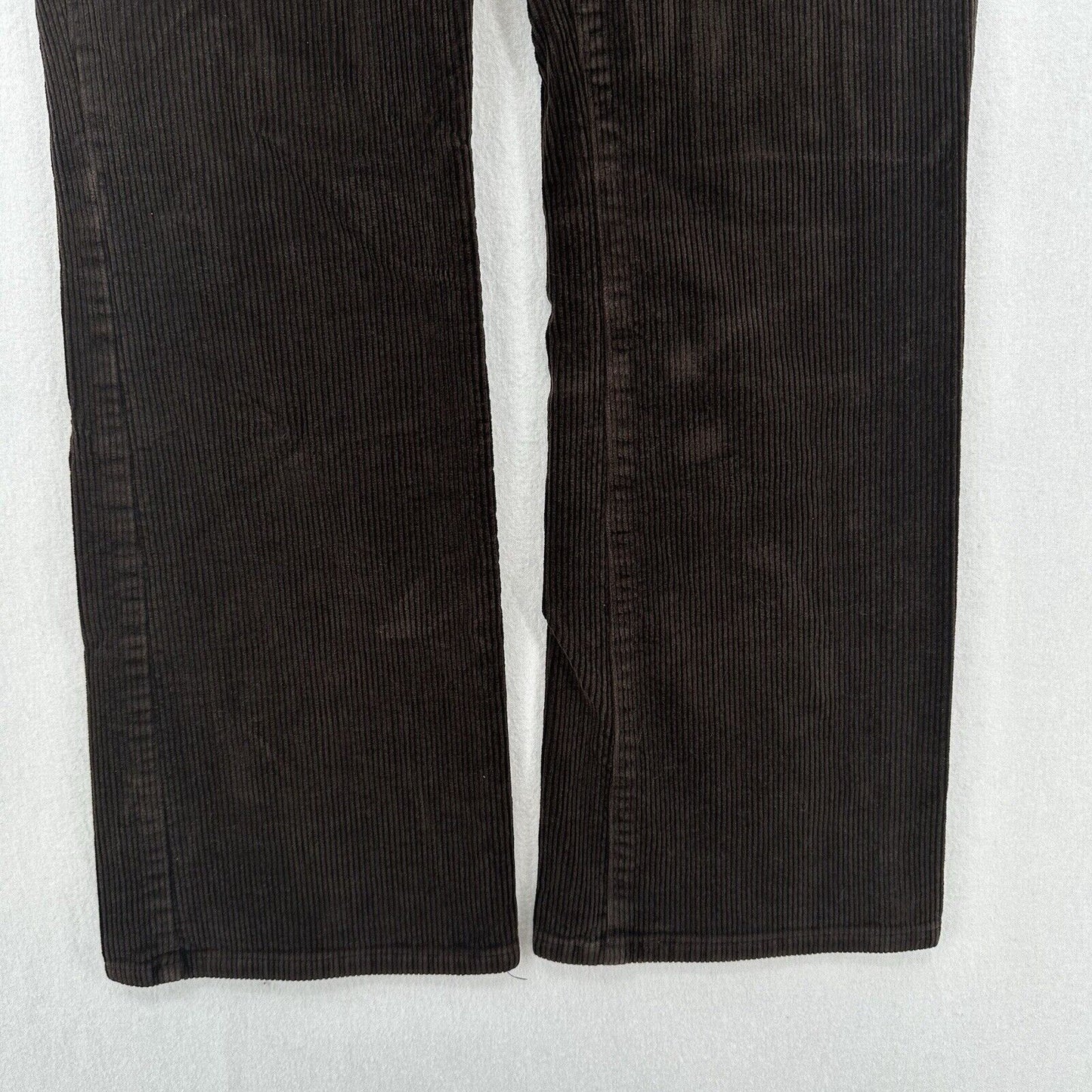 Lauren Ralph Lauren Jeans Womens 12 Corduroy Pants Bootcut Hi Rise Brown Preppy