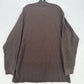 Duluth Trading Shirt Mens 2XL Henley Waffle Knit Thermal Brown Long Sleeve Work