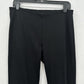 Eileen Fisher Pants Small Slim Ankle Black Pull On Zip Hems Contemporary EUC