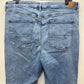 American Eagle Jeans 18 Super Hi Rise Flare Next Level Blue Denim Distress Boho