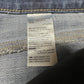 Chicos Jeans 3 US 16 So Slimming Girlfriend Slim Ankle Stretch Blue Denim Pearls