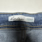 Kancan Jeans Womens 22 Flare Blue Stretch Denim Button Fly Distressed Cowboy